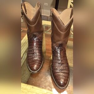 Tecovas Caiman Crocodile Mens Boots, Size 9 D, Rtls.  $595.00 Asking $325